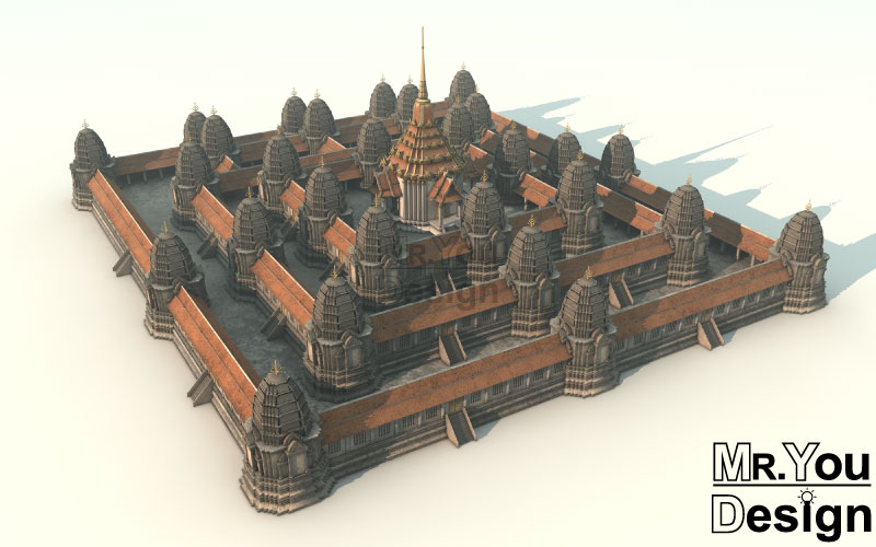 ปราสาทนครหลวง แบบจำลอง 3 มิติ 3D Model