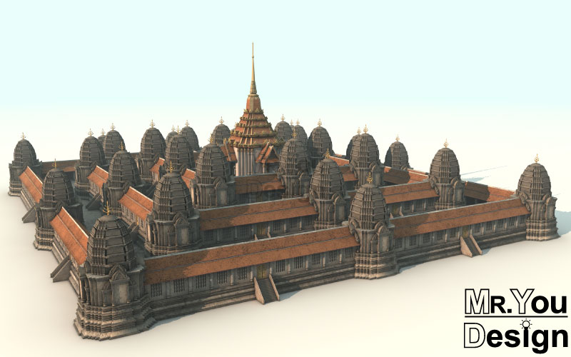 ปราสาทนครหลวง แบบจำลอง 3 มิติ 3D Model