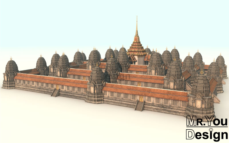 ปราสาทนครหลวง แบบจำลอง 3 มิติ 3D Model