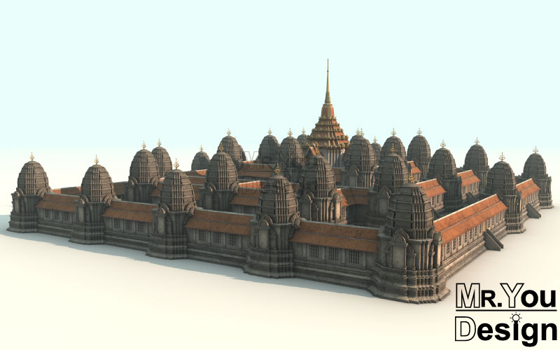 ปราสาทนครหลวง แบบจำลอง 3 มิติ 3D Model