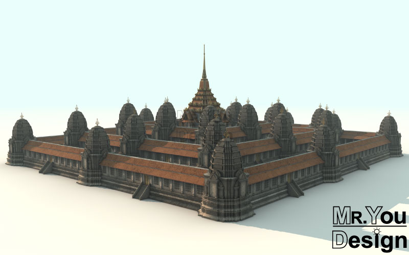 ปราสาทนครหลวง แบบจำลอง 3 มิติ 3D Model